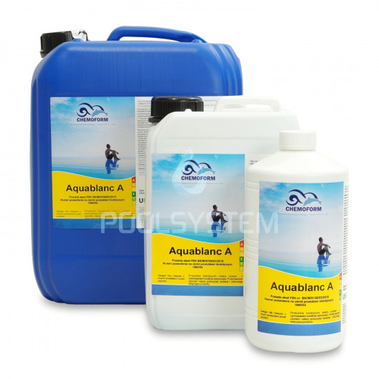 Aktywator tlenu w basenie AQUABLANC A 10L CHEMOFORM