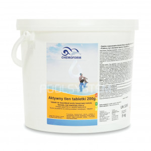 Aktywny tlen do basenu w tabletkach 200g 5KG CHEMOFORM