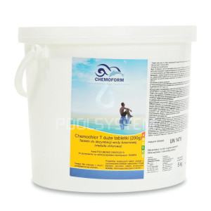 Chlor w tabletkach 200g CHEMOCHLOR T 5KG CHEMOFORM