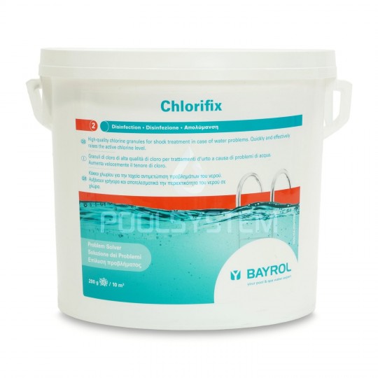 Chlor szok do basenu granulacie CHLORIFIX 5KG BAYROL