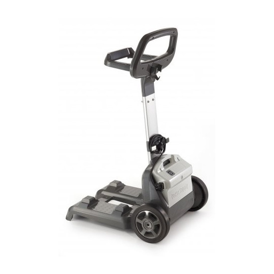 Dolphin WAVE 100 WB pool cleaner cleans bottom, walls and waterline