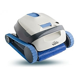 DOLPHIN S100 pool vacuum cleaner cleans bottom and walls 2