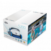 DOLPHIN S200 Pool Vacuum Cleaner cleans bottom, walls and water line