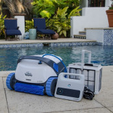 DOLPHIN S200 Pool Vacuum Cleaner cleans bottom, walls and water line