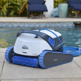 DOLPHIN S200 Pool Vacuum Cleaner cleans bottom, walls and water line