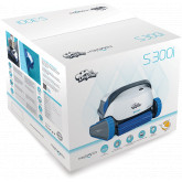 DOLPHIN S300i pool vacuum cleaner with app bottom, walls water line