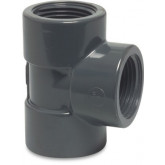 Trójnik PVC-U 90 stopni GW x GW x GW PN10 MEGA POOL