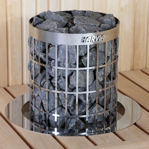 Kołnierz do osadzenia w ławie sauny dla pieca CILINDRO i GLOW 7kW 9kW HARVIA 2