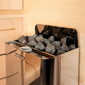 Double-function sauna heater HARVIA THE WALL COMBI 7 kW with XENIO controller 2