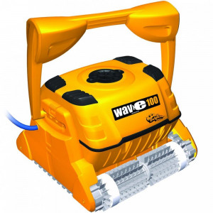 Dolphin WAVE 100 WB pool cleaner cleans bottom, walls and waterline 2