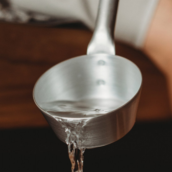 Sauna ladle ALUMINIUM NATURAL RENTO