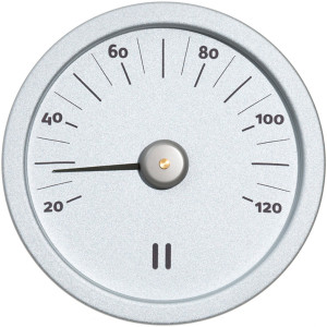 Termometr do sauny ALUMINIUM NATURALNY RENTO