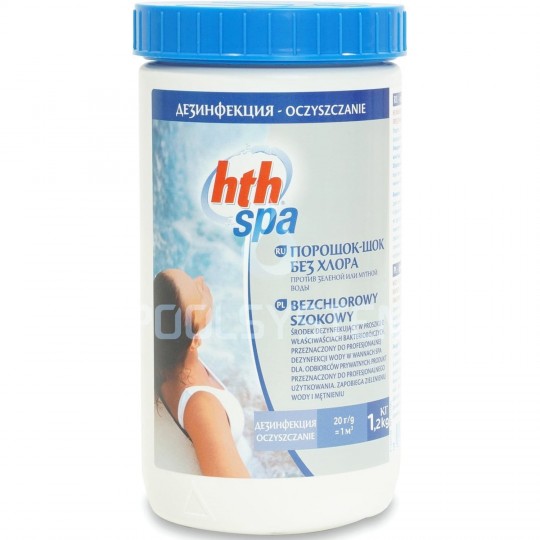 Shock disinfectant for the spa tub CHLORINE-FREE SHOCK 1,2KG HTH SPA