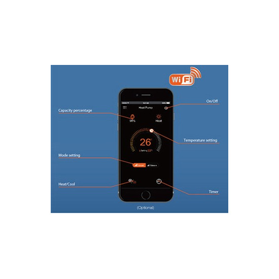 Pool heat pump 55m3 13,0kW INVERTER PLUS FAIRLAND
