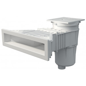 Universal swimming pool skimmer white SLIM ABS 17.5 L ASTRAL POOL