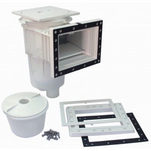 Universal swimming pool skimmer white STANDARD ASTRAL POOL