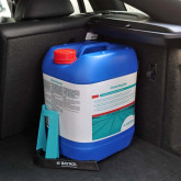 Pool chemical canister holder for trunk BAYROL