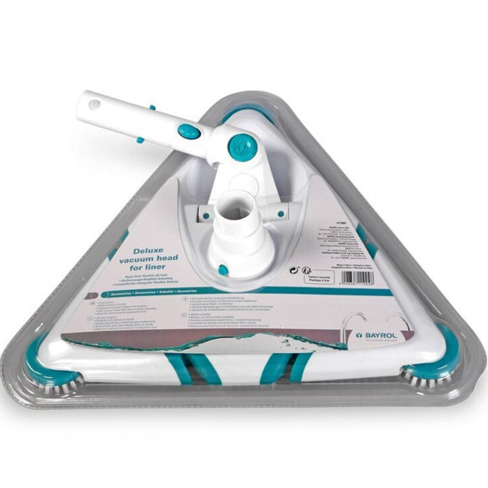 Szczotka do ręcznego odkurzacza basenowego trójkątna BAYROL