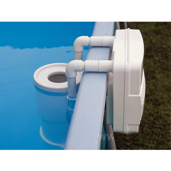 Suspended skimmer for above-ground swimming pool EURO WHITE EDITION TEBAS