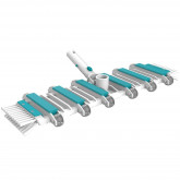 Rectangular pool bottom brush with 12 rollers BAYROL