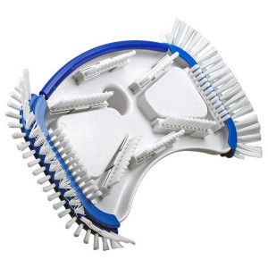 UNIVERSAL handheld pool vacuum cleaner brush with side bristles 2