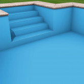 Folia basenowa Alkorplan 2000, niebieska, szer. 205 cm RENOLIT