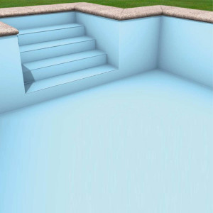 Folia basenowa Alkorplan 2000, jasnoniebieska, szer. 205 cm RENOLIT