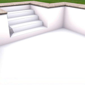 Folia basenowa Alkorplan 2000, biała, szer. 205 cm RENOLIT