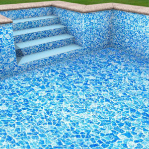 Folia basenowa Alkorplan 3000, mozaika Carrara RENOLIT