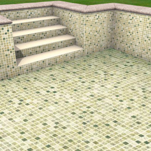 Folia basenowa Alkorplan 3000, mozaika Persja piaskowa RENOLIT