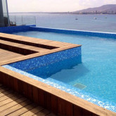 Folia basenowa Alkorplan 3000, mozaika niebieska ciemna RENOLIT