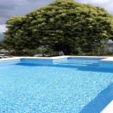 Folia basenowa Alkorplan 3000, mozaika niebieska ciemna RENOLIT