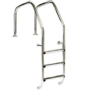 Drabinka 2-stopniowa do basenu z rynną przelewową ASTRAL POOL