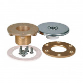 Inflow nozzle with grommet for 2" foiled pool HUGO LAHME