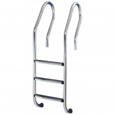 Pool ladder 3-step steel AISI304 MIXTA FLEXINOX