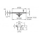 Dysza napływowa denna do basenu 1 1/2" HUGO LAHME