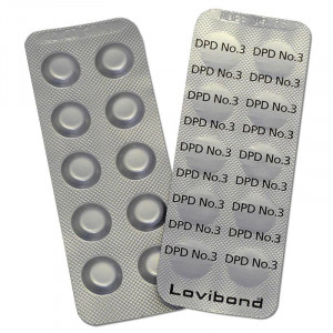 Tablets for measuring total chlorine for pool photometer DPD 3LOVIBOND 2