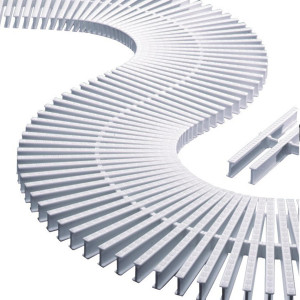 Kratka rynny przelewowej do basenu łączenie pojedyncze 245 mm x 35 mm ASTRAL POOL