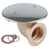 Bottom drain for 90 degree foiled swimming pool HUGO LAHME