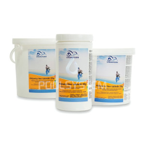 Aktywny tlen do basenów w tabletkach 20g 1KG CHEMOFORM 2