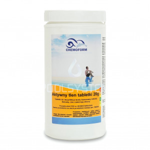Aktywny tlen do basenów w tabletkach 20g 1KG CHEMOFORM