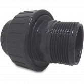 Union adaptor PVC-U glue socket x male thread PN10 MEGA POOL