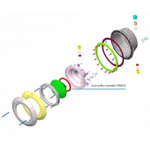 Gasket for pool lamps PAR56 2