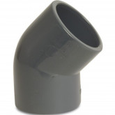 Kolano PVC-U 45 stopni KW x KW PN10 MEGA POOL