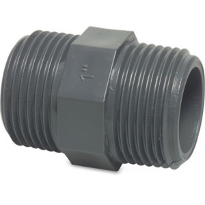 Nipple PVC-U male thread PN10 MEGA POOL