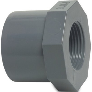 Reducer bush PVC-U glue spigot x female thread PN10/16 MEGA POOL