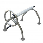 Pool solar cover reel, standing, up to 5m wide TEBAS STEEL