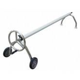 Roll for rolling solar cover in the pool, on wheels, up to 5m wide TEBAS STEEL