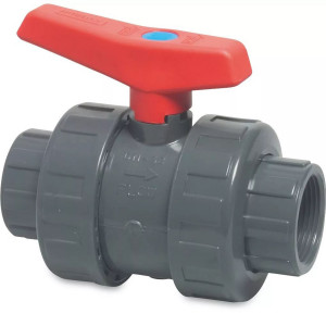 Ball valve PVC-U female thread MEGA POOL