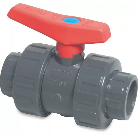 Ball valve PVC-U glue socket PN16 (16mm - 110mm) TYPE 2000 MEGA POOL